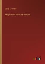 Religions of Primitive Peoples