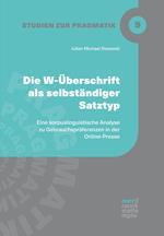Die W-Überschrift als selbständiger Satztyp