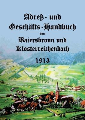 Adress- und Geschäfts-Handbuch: von Baiersbronn und Klosterreichenbach - Karl Gaiser - cover