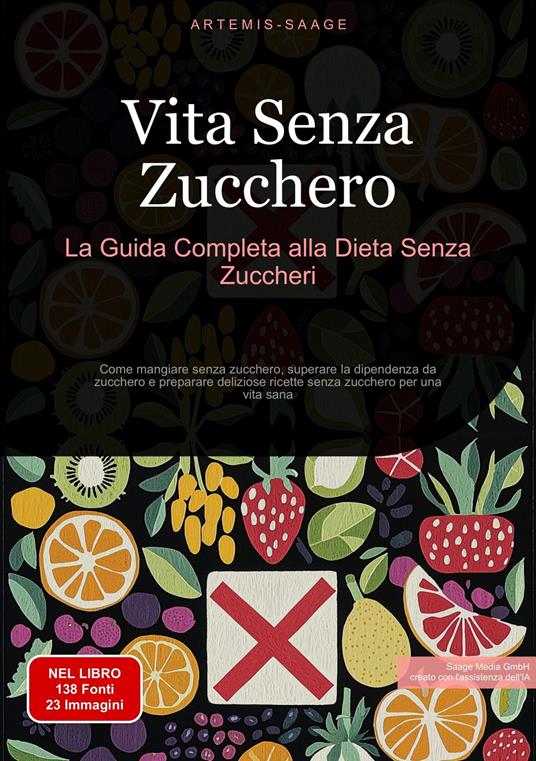 Vita Senza Zucchero: La Guida Completa alla Dieta Senza Zuccheri - Artemis Saage,Saage Media GmbH - Italiano - ebook