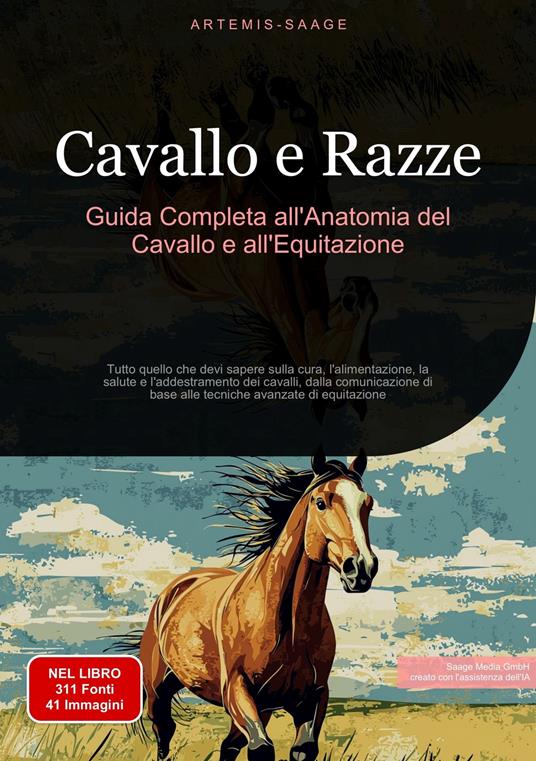 Cavallo e Razze: Guida Completa all'Anatomia del Cavallo e all'Equitazione - Artemis Saage,Saage Media GmbH - Italiano - ebook
