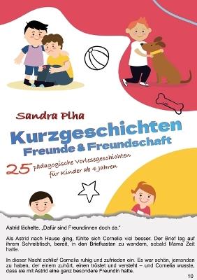 KitaFix-Kurzgeschichten Freunde & Freundschaft: 25 pädagogische Vorlesegeschichten für Kinder ab 4 Jahren - Sandra Plha - cover
