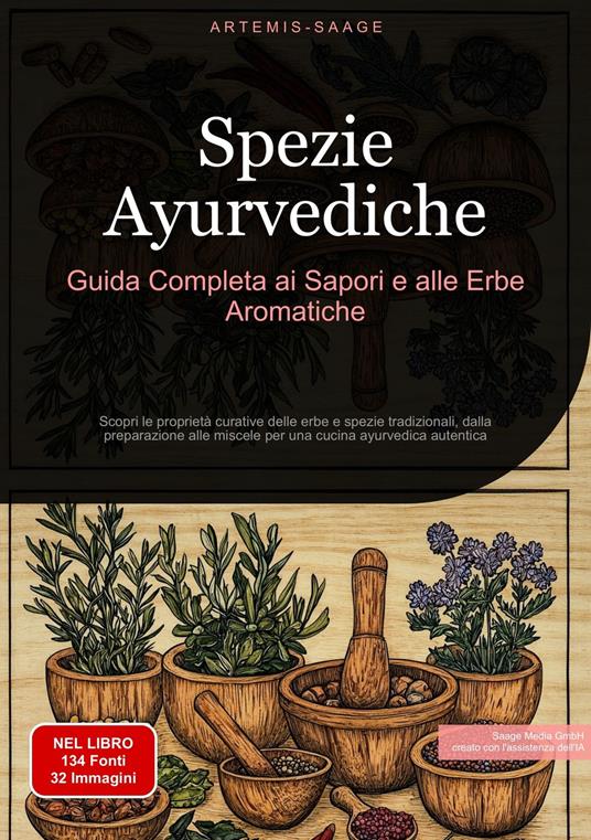 Spezie Ayurvediche: Guida Completa ai Sapori e alle Erbe Aromatiche - Artemis Saage - Italiano,Saage Media GmbH - Italiano - ebook