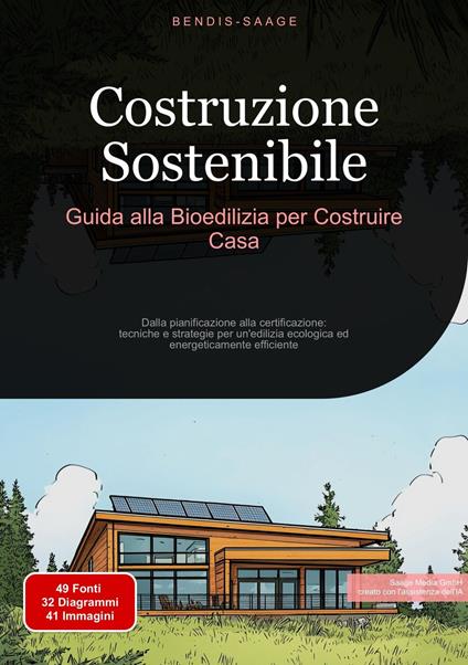 Costruzione Sostenibile: Guida alla Bioedilizia per Costruire Casa - Bendis A. I. Saage - Italiano - ebook