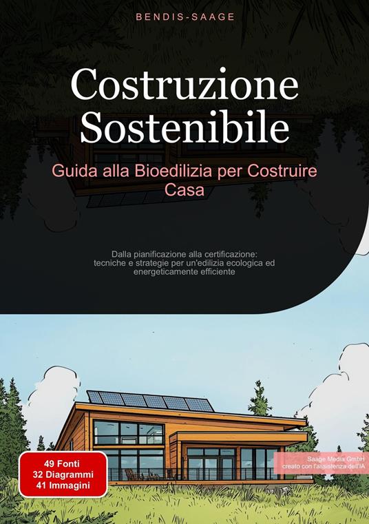 Costruzione Sostenibile: Guida alla Bioedilizia per Costruire Casa - Bendis A. I. Saage - Italiano - ebook