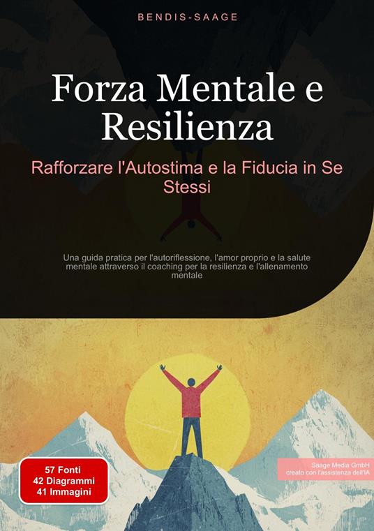 Forza Mentale e Resilienza: Rafforzare l'Autostima e la Fiducia in Se Stessi - Bendis A. I. Saage - Italiano - ebook