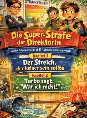 Die Super-Strafe der Direktorin: Lustige Schulgeschichte ab 8 Streiche & Konsequenzen - Dominik Mikulaschek - cover