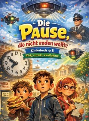 Die Pause, die nicht enden wollte: Kinderbuch ab 8 Witzig, verrückt, schnell gelesen - Dominik Mikulaschek - cover