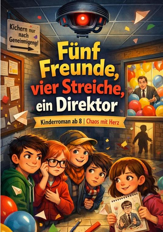 Fünf Freunde, vier Streiche, ein Direktor