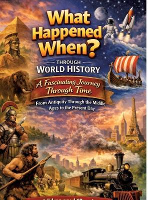 What happened when?: Through World History: A fascinating journey through time from antiquity through the Middle Ages to the present day - For children aged 10 and over - Dominik Mikulaschek - cover