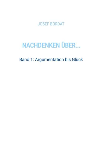 Nachdenken über...