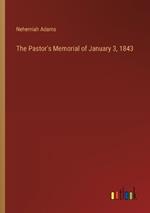 The Pastor's Memorial of January 3, 1843