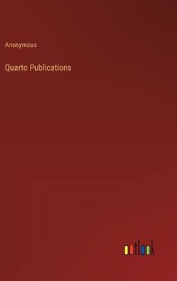 Quarto Publications - Anonymous - cover