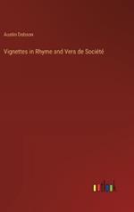 Vignettes in Rhyme and Vers de Soci?t?