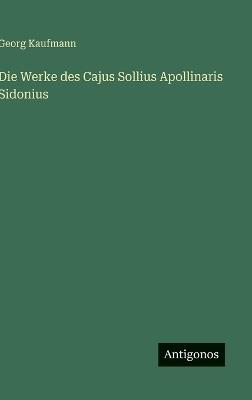 Die Werke des Cajus Sollius Apollinaris Sidonius - Georg Kaufmann - cover