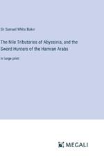 The Nile Tributaries of Abyssinia, and the Sword Hunters of the Hamran Arabs: in large print