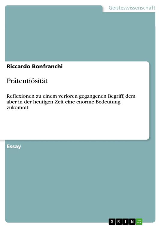 Prätentiösität