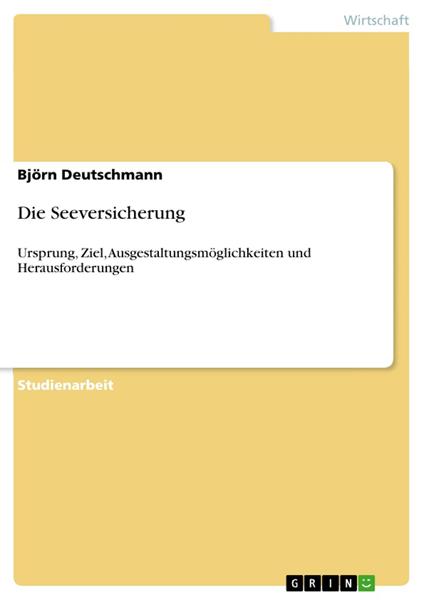 Die Seeversicherung