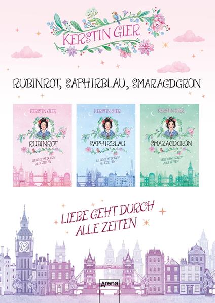 Rubinrot - Saphirblau - Smaragdgrün - Kerstin Gier,Eva Schöffmann-Davidov - ebook