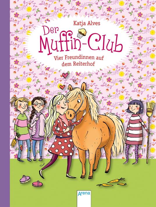 Vier Freundinnen auf dem Reiterhof - Katja Alves,Elli Bruder - ebook