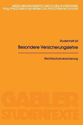 Rechtsschutzversicherung - Günter Ridder - cover