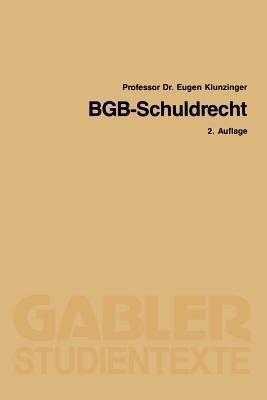 BGB-Schuldrecht - Eugen Klunzinger - cover