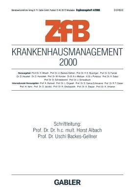 Krankenhausmanagement 2000 - cover