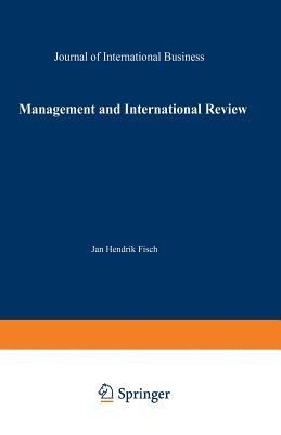 Management International Review - cover