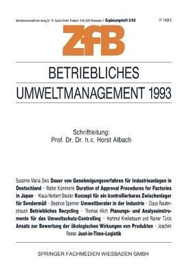 Betriebliches Umweltmanagement 1993 - cover