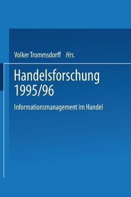 Handelsforschung 1995/96: Informationsmanagement im Handel - cover