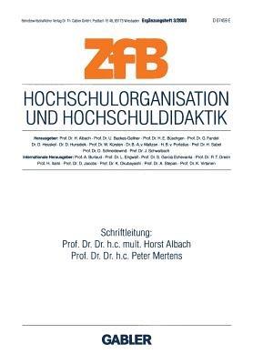Hochschulorganisation und Hochschuldidaktik - cover