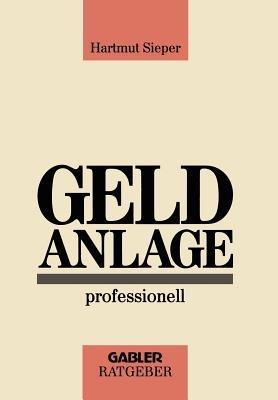 Geldanlage professionell - Hartmut Sieper - cover