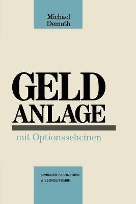Geldanlage mit Optionsscheinen - cover