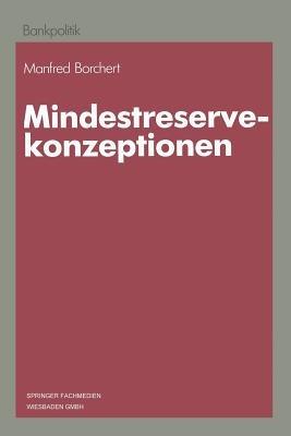 Mindestreservekonzeptionen - Manfred Borchert - cover