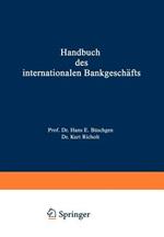 Handbuch des internationalen Bankgeschäfts