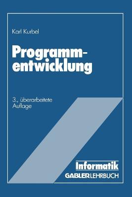 Programmentwicklung - Karl Kurbel - cover