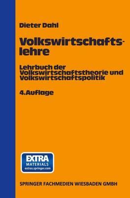 Volkswirtschaftslehre - Dieter Dahl - cover