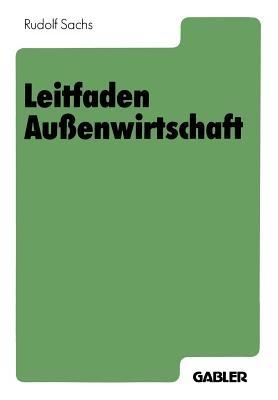 Leitfaden Außenwirtschaft - Rudolf Sachs - cover