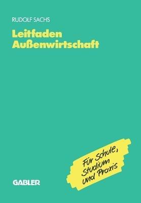 Leitfaden Außenwirtschaft - Rudolf Sachs - cover