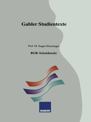BGB: Grundlagen - Eugen Klunzinger - cover