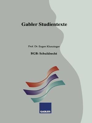 BGB: Schuldrecht - Eugen Klunzinger - cover