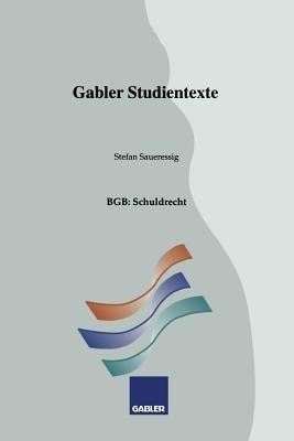 BGB: Schuldrecht - Stefan Saueressig - cover