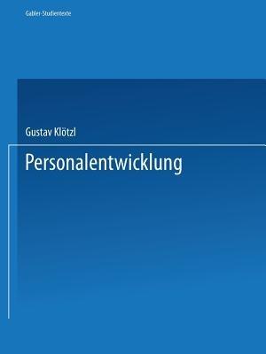 Personalentwicklung - Gustav Klötzl - cover