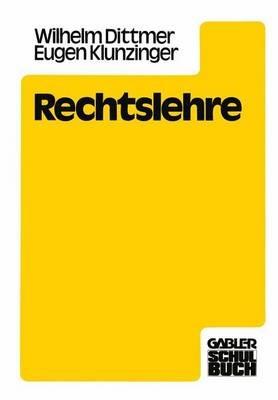 Rechtslehre - Wilhelm G. Dittmer - cover