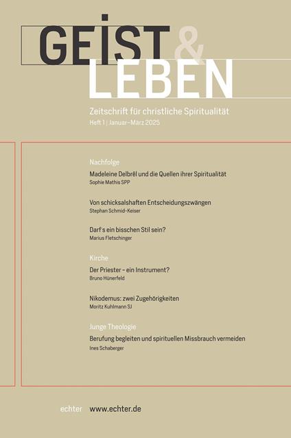 Geist & Leben 1/2025