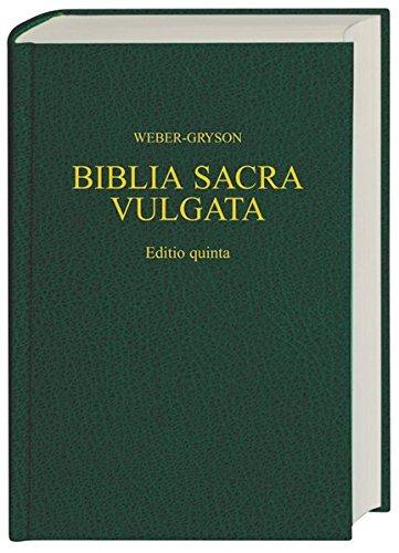 Biblia Sacra Iuxta Vulgatam Versionem - R. Weber - cover