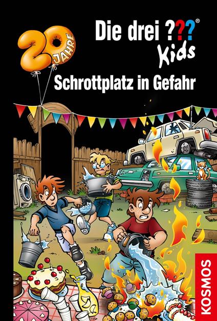 Die drei ??? Kids, 78, Schrottplatz in Gefahr (drei Fragezeichen Kids) - Blanck Ulf,Stefani Kampmann - ebook
