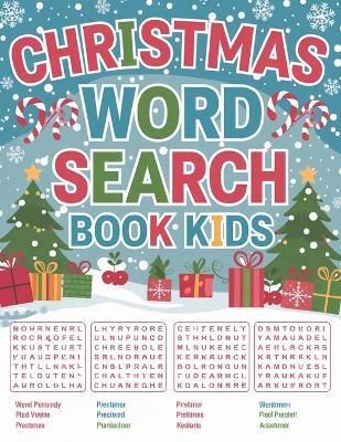 Christmas Word Search for Kids: Large Print Word Search Book for Kids, Children Word Search Activity Book - Laura Bidden - cover