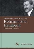 Hofmannsthal-Handbuch: Leben - Werk - Wirkung - cover