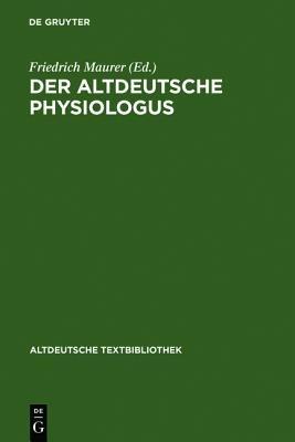 Der altdeutsche Physiologus - cover